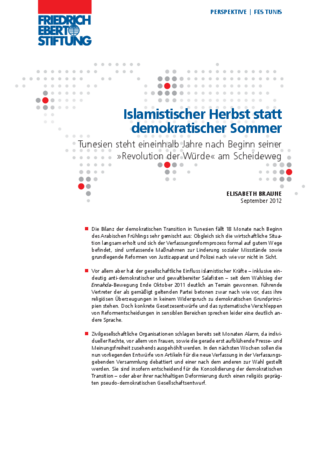 Islamistischer Herbst statt demokratischer Sommer